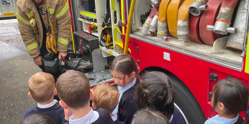 Fire Engine Visit